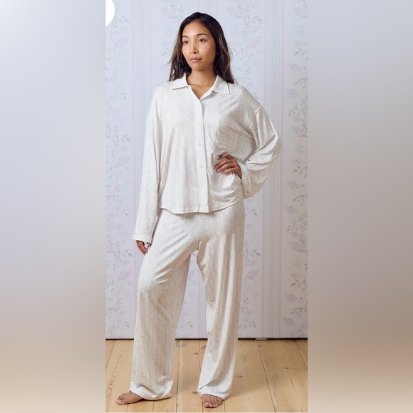 Djerf Avenue Other - Djerf Avenue Go Slow Lilac Dreams PJ Set